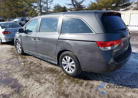 2016 Honda Odyssey Ex-L из США, поврежденный, VIN 5FNRL5H63GB022087